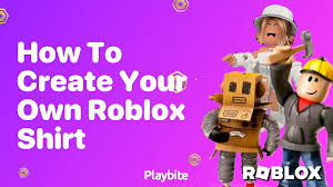 how to create your own roblox shirt