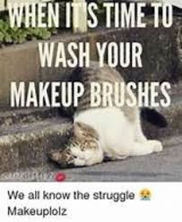 makeup brush memes