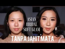 asian soft glam bridal makeup tanpa
