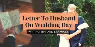 sle letter to write to your husband