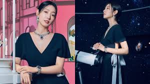 park shin hye looks queen in black gown