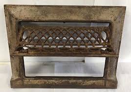 antique foster cast iron heating grate