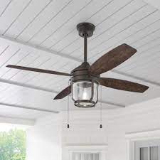 elegant outdoor 52 ceiling fan rustic