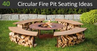Then make the inner perimeter. Magical Outdoor Fire Pit Seating Ideas Area Designs