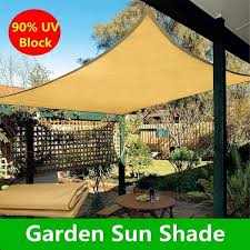 outdoor sun sail shade garden plant