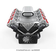 Follow their code on github. V8 Car Engine Isolated On White Background 3d Render Canstock