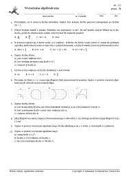 Klasa VII - Wyrażenia Algebraiczne | PDF