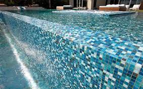 Elegant Glass Mosaic Pool Tiles Mdc