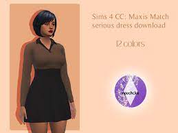 the sims resource maxis match serious