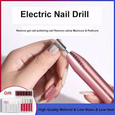 portable electric nail drill set