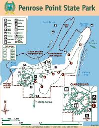 Penrose Point State Park Map Penrose Point State Park