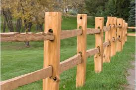 Unfinished wood will weather to gray for a handsome appearance; Classic Yet Modern Why Choose A Split Rail Fence