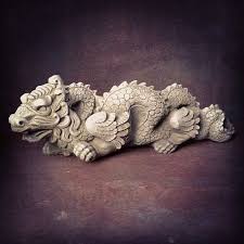 Sparta Chinese Dragon Statue Stoneware