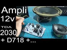 12v audio lifier circuit simple