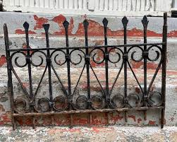 Wrought Iron Gate Heart Spiked Fence