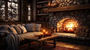 Cozy Fireplace With Comfortable Seating