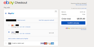 These cards are different from the paypal credit line that allows you to extend payment on your paypal purchases. Bug In The New Ebay Checkout Payment Via Paypal The Ebay Community