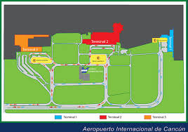 Courtyard cancun airport features a central location near cancun international airport. Cancun Airport Map Get Around The Airport Easily Cancun International Airport