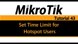 mikrotik tutorial 43 set time limit