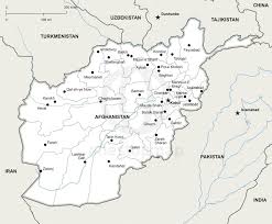 Map of afghanistan, satellite view. Vector Map Of Afghanistan Political One Stop Map