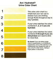 Urine Color Chart Health Health Nutrition How To Stay