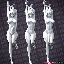 STL file Mirko Sculpture 3 versions (Female & Futanari) 9 files・3D print  design to download・Cults
