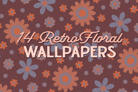 vine retro hippie wallpaper flowers