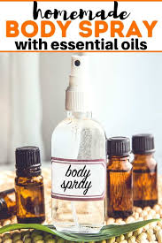 diy essential oil body spray plus