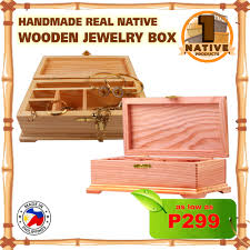 handmade native pine wood jewelry box