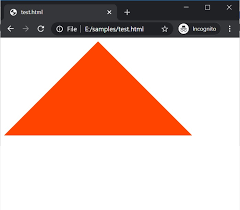 how to create and use css triangle