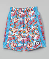 Flow Society Blue Bank On Flow Bacon Shorts Boys