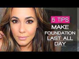 make foundation last all day you