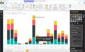 Line And Stacked Column Chart In Power Bi