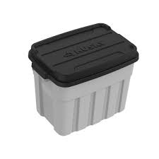 Recessed knuckle hinges to prevent sagging. Reviews For Husky Heavy Duty 18 Gal Storage Bin With Lid 235597 The Home Depot