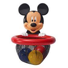 Disney Baby Mickey Mouse Shoot, Score and Store, Bath Toy Storage Basket, 4  Pieces - Walmart.com