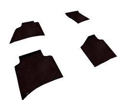 dark brown luxury car mats set