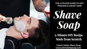 super easy 5 minute diy shaving soap