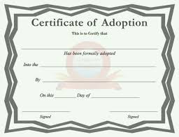 Are you looking for the best fake ged certificate maker? 40 Real Fake Adoption Certificate Templates Printabletemplates