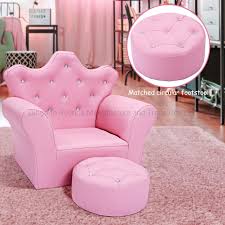 white rose pink kids sofa armrest couch