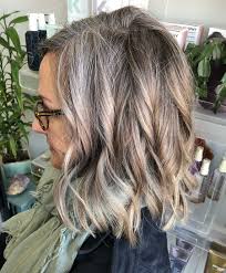 gray hair with dark highlights