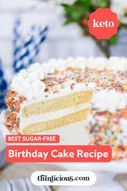 best sugar free birthday cake recipe