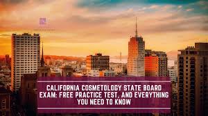 california cosmetology state board exam