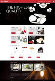 Website Template 50746 Lighting Store Lamps Custom Website