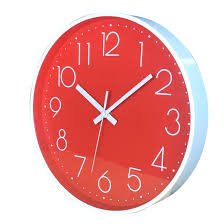 Compre 10 Inch Wall Clock Round Hanging