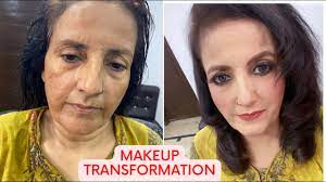 old age woman makeup transformation 25