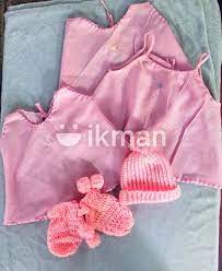 new born baby dress full kit hand made