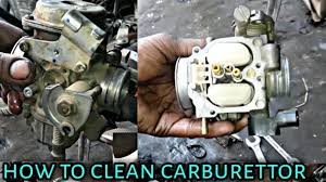 how to clean carburettor carburettor