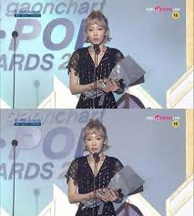 Taeyeon Wins Artist Of The Year Awards At The 5th Gaon Chart