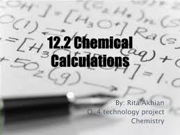 Ppt 12 2 Chemical Calculations
