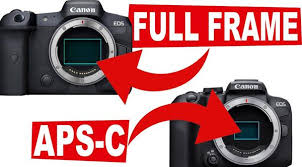 camera basics aps c or full frame
